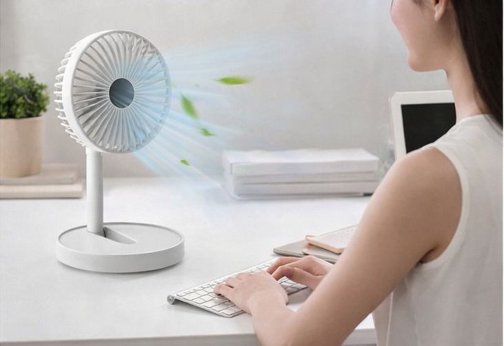 Powerful Rechargeable High Speed Table Desk Fan